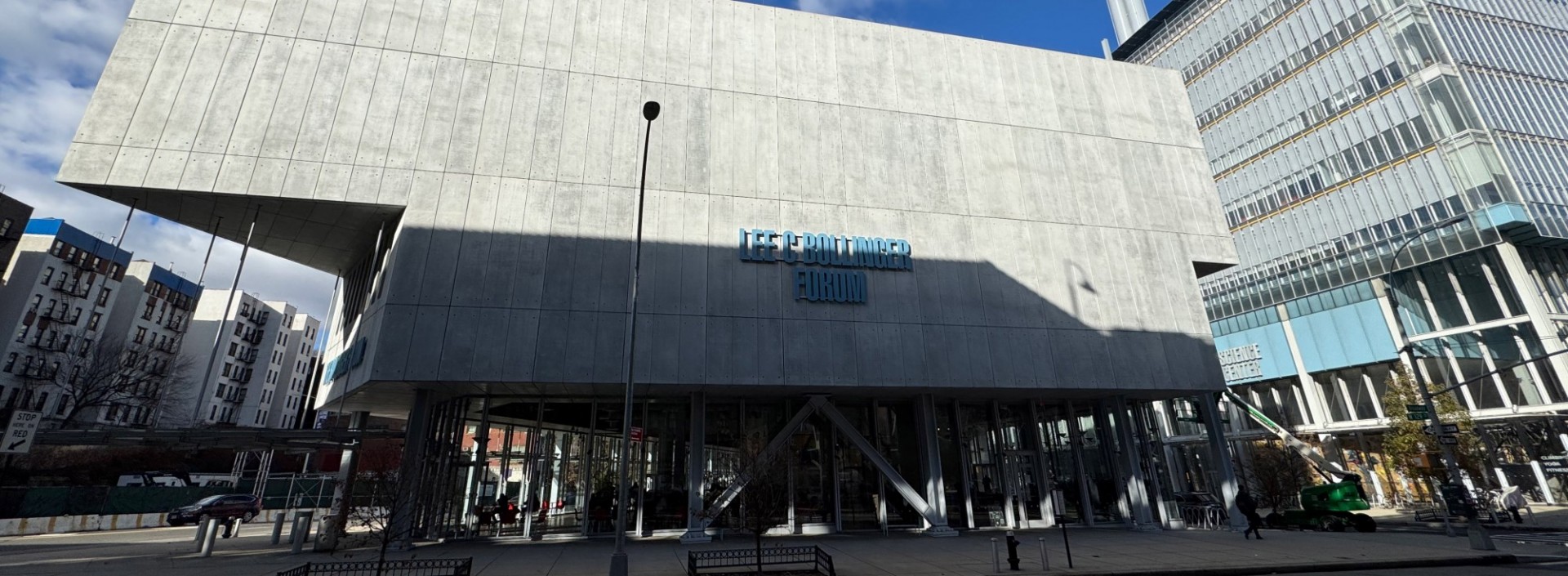 The Lee C. Bollinger Forum on Broadway. 