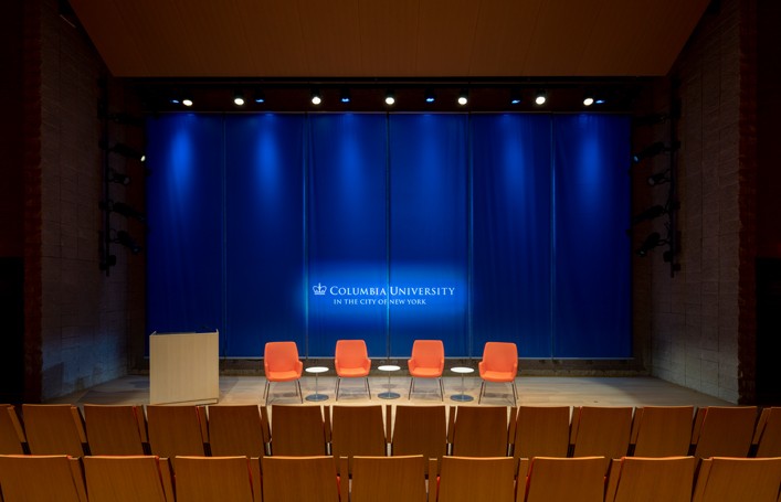 Auditorium: Panel Setup with Bindu Chairs (Max. 6) Auditorium