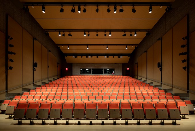 Auditorium Auditorium fixed theater seating