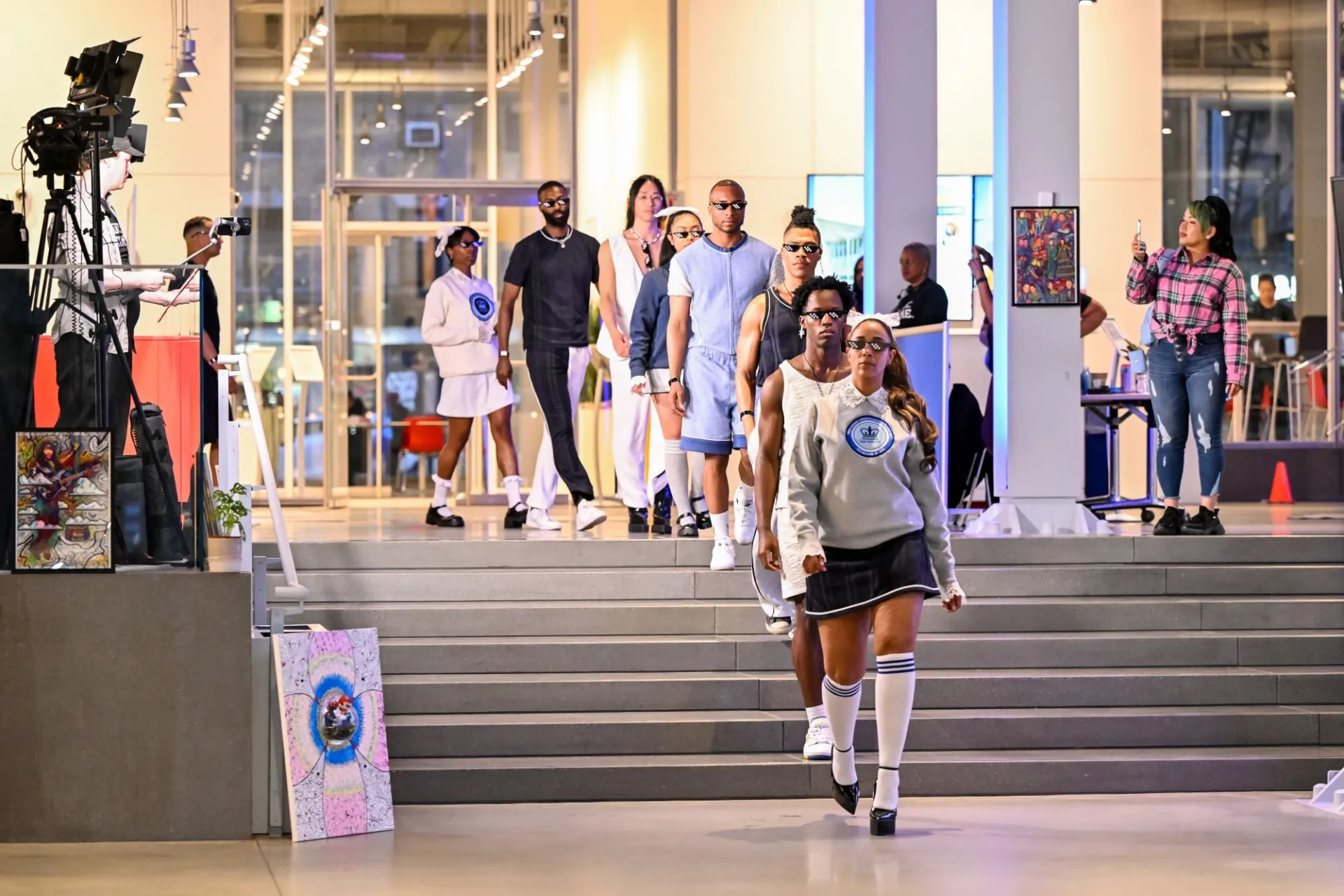 Culture on the Corner event featuring a fashion show