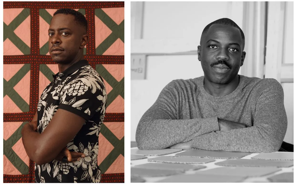 Portraits of Sanford Biggers and Derek Fordjour