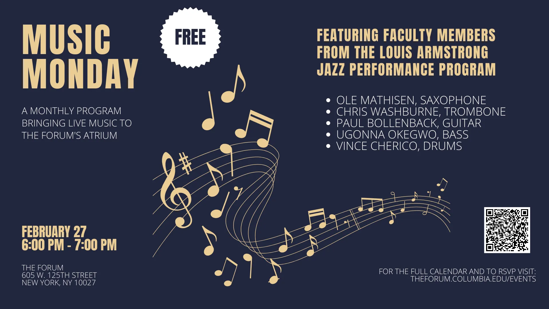 Music Monday flyer