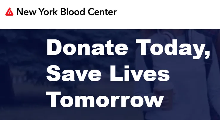 Flyer for donating blood