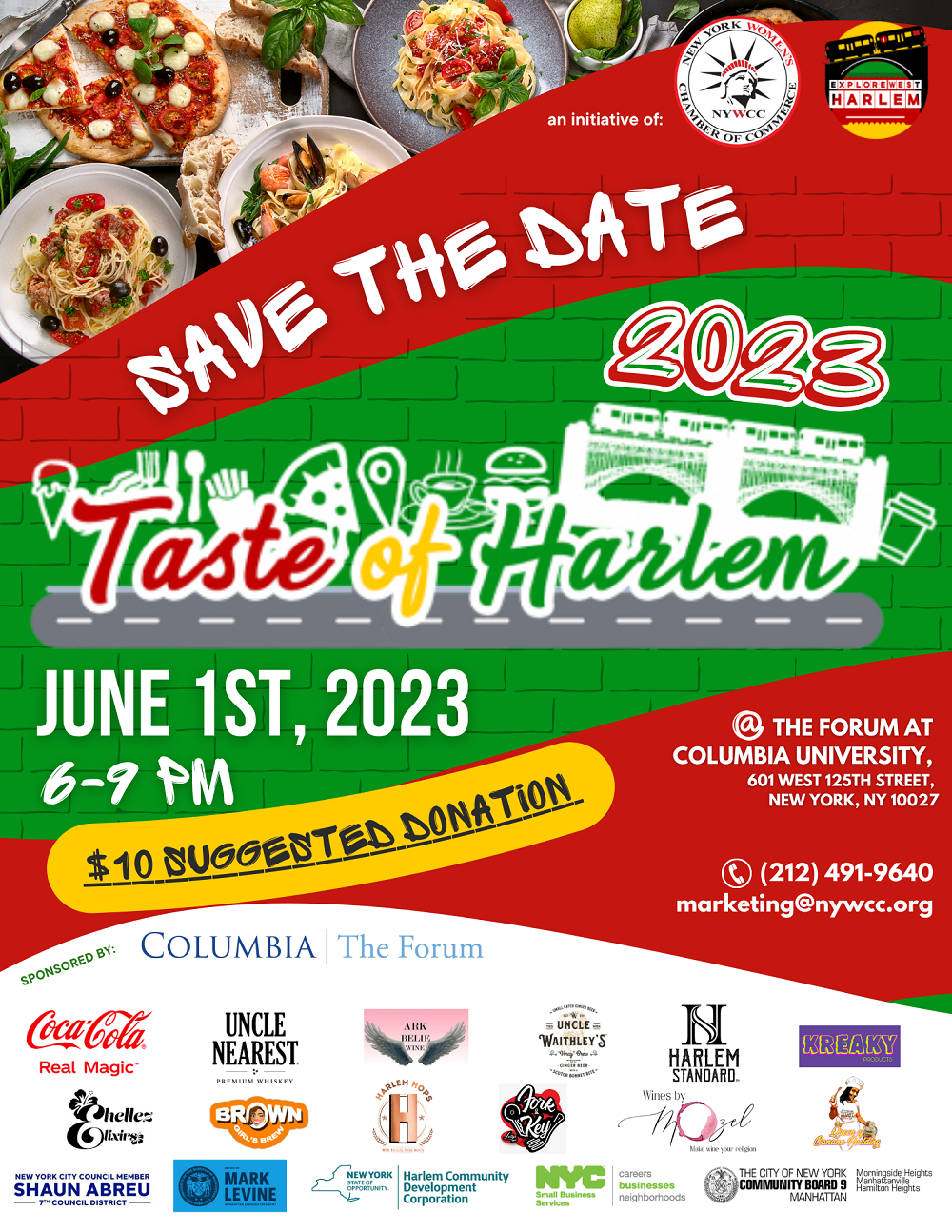 Taste of Harlem flyer