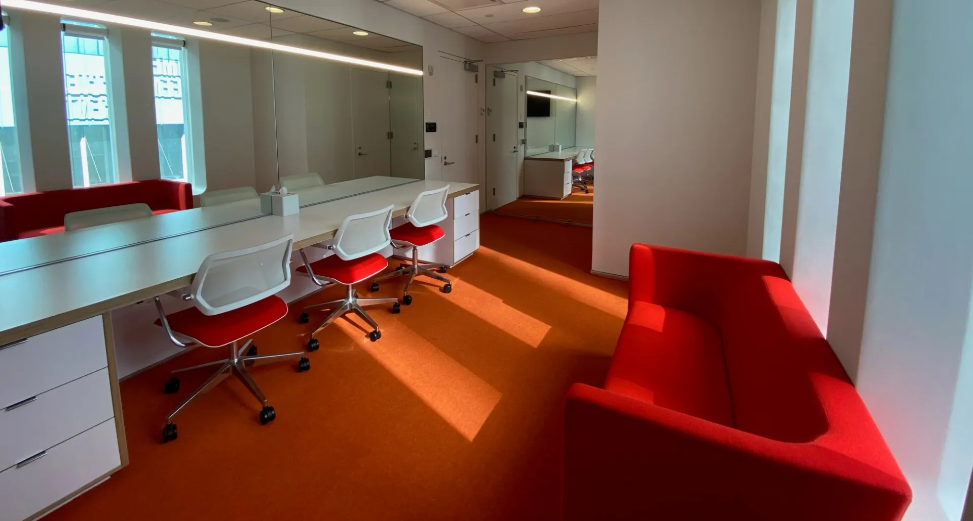 The Forum's green room