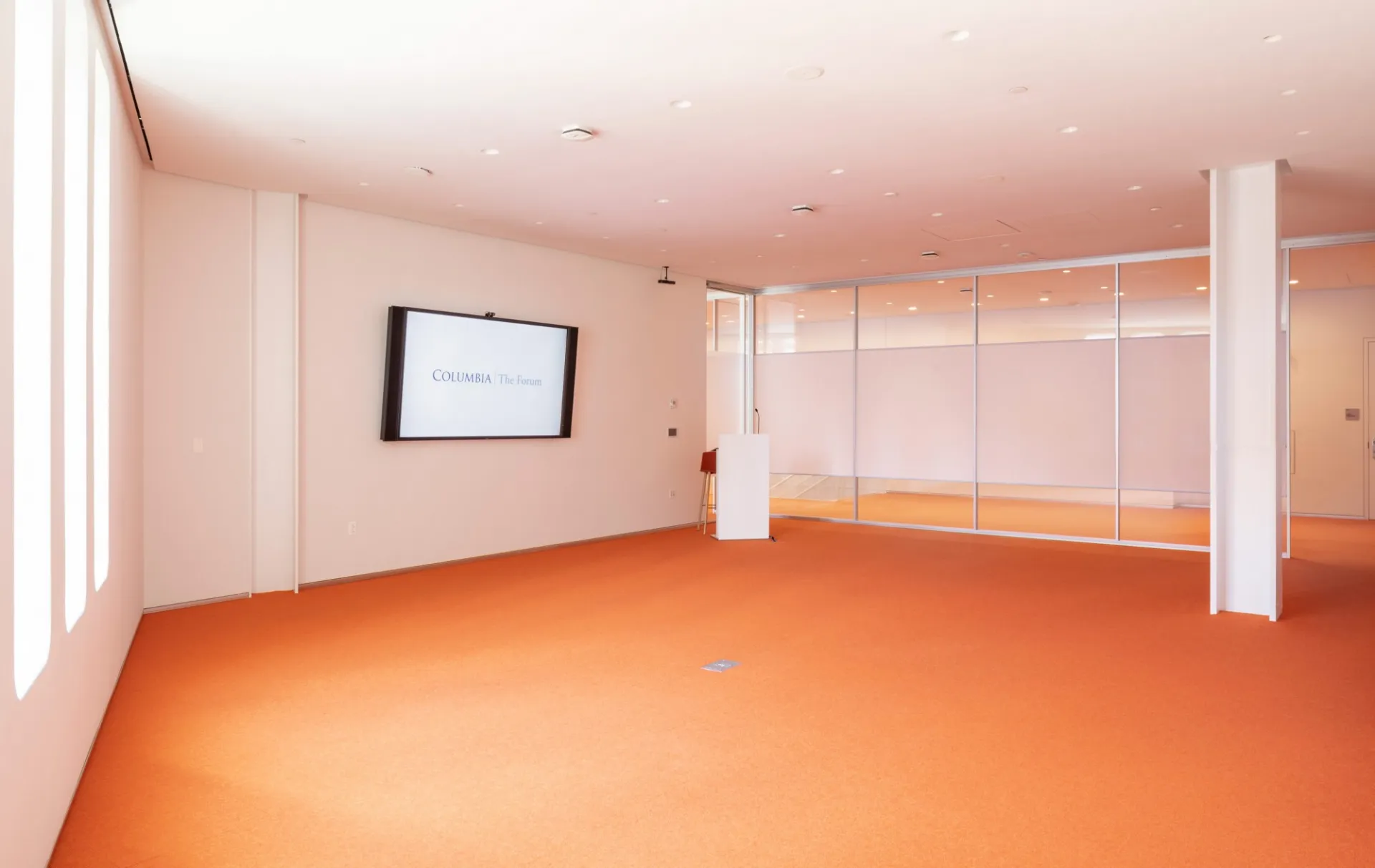 The Forum's room 315 empty